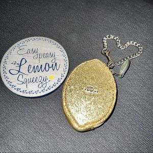 🍋Coach Glitter Lemon Coin Purse🍋